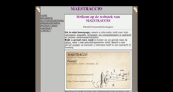 Desktop Screenshot of maestraccio.mapp.nl