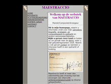 Tablet Screenshot of maestraccio.mapp.nl